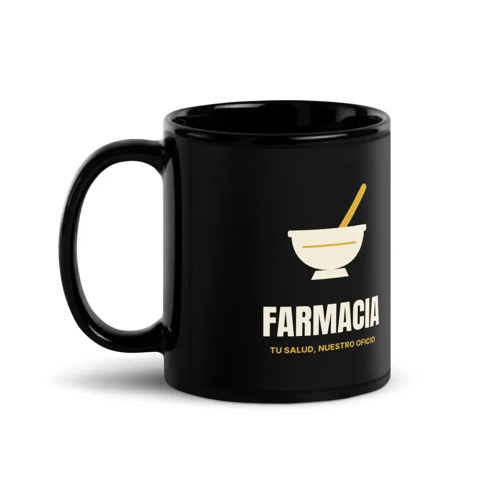 Farmacia Minimal — Taza — Black