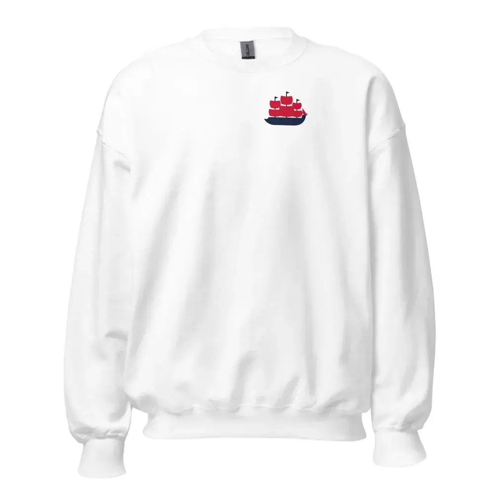 Galeón a la Espalda — Sudadera — White