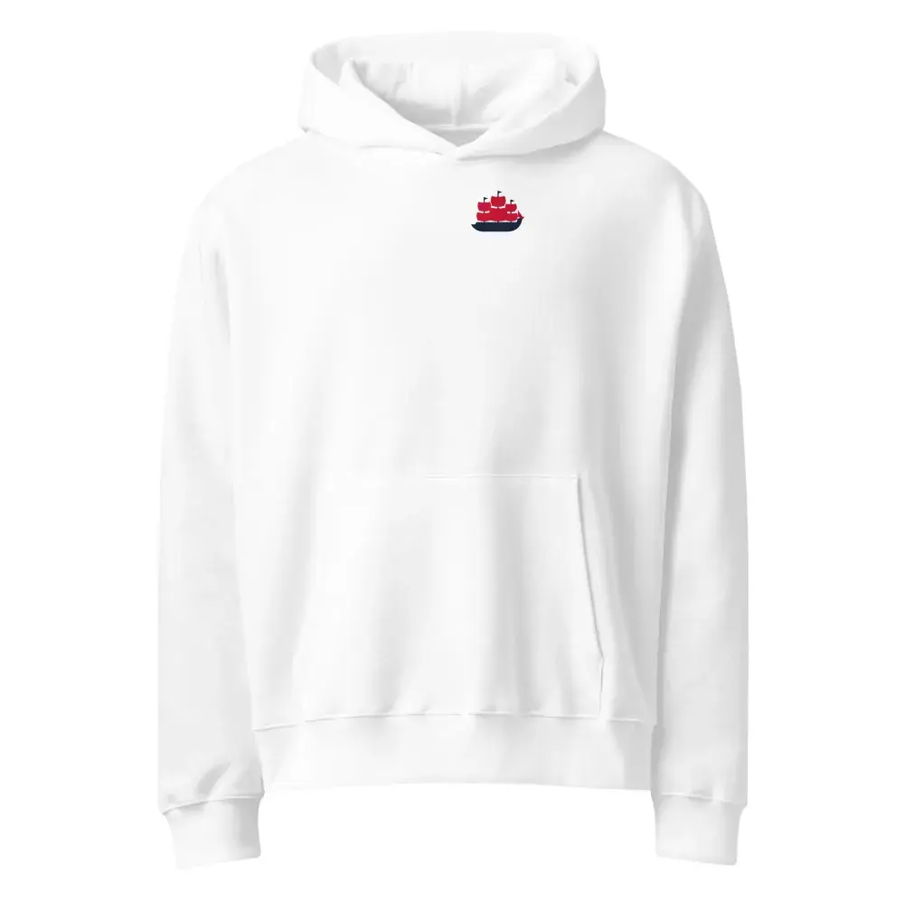 Galeón a la Espalda — Sudadera oversize con capucha
