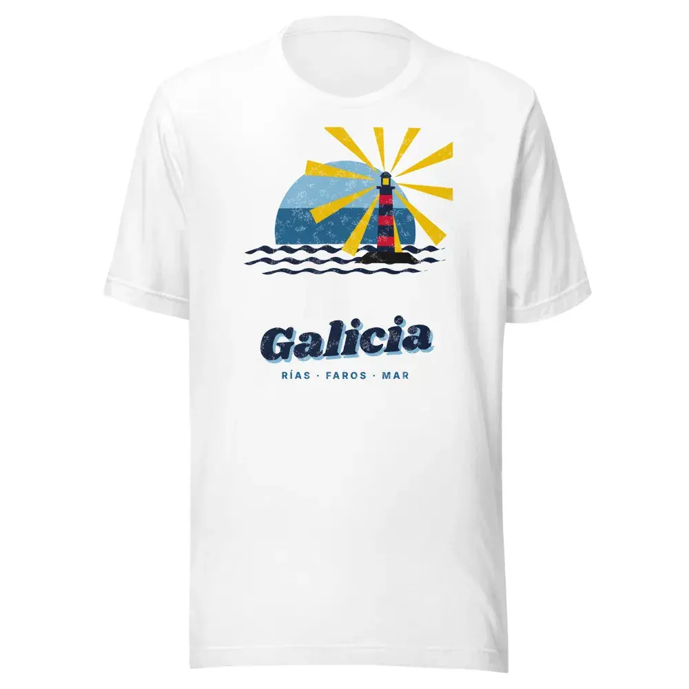 Galicia · Postal — Camiseta — White