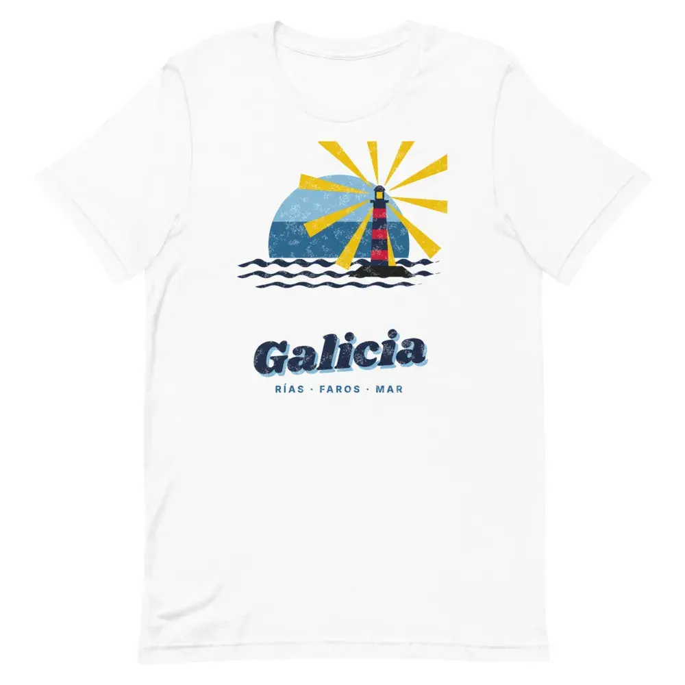 Galicia · Postal — Camiseta — White — Front