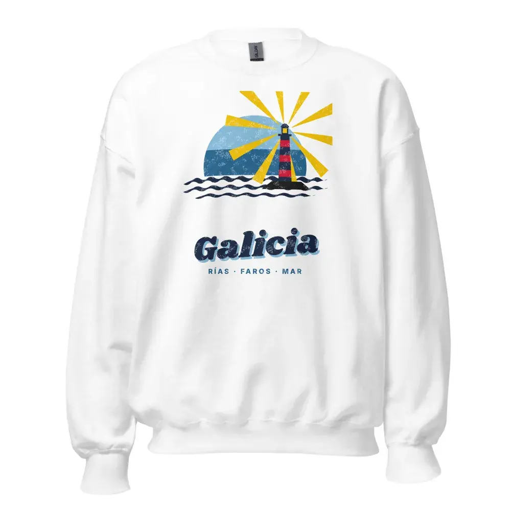 Galicia · Postal — Sudadera — White