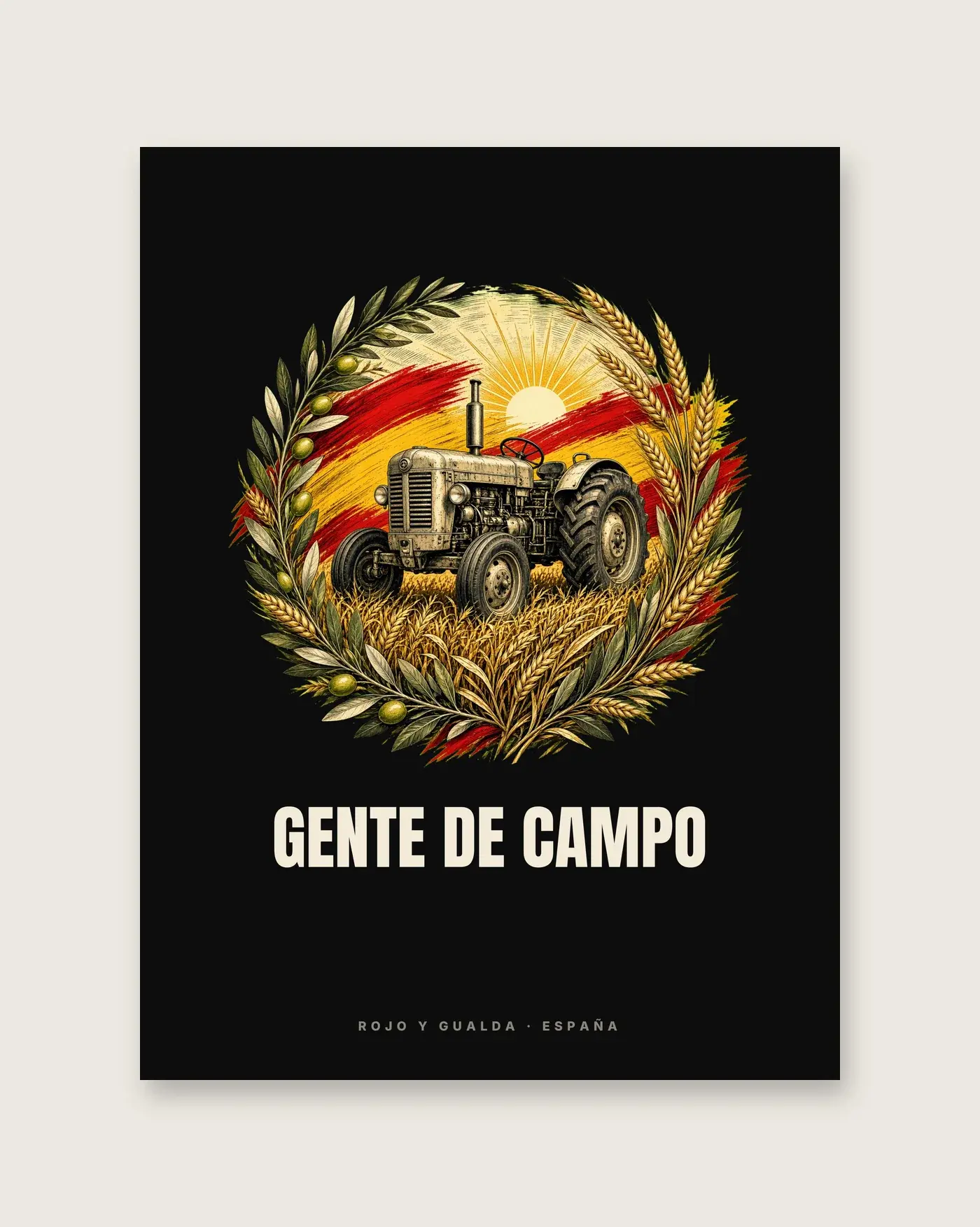 Gente de Campo · Arte — Póster — detalle