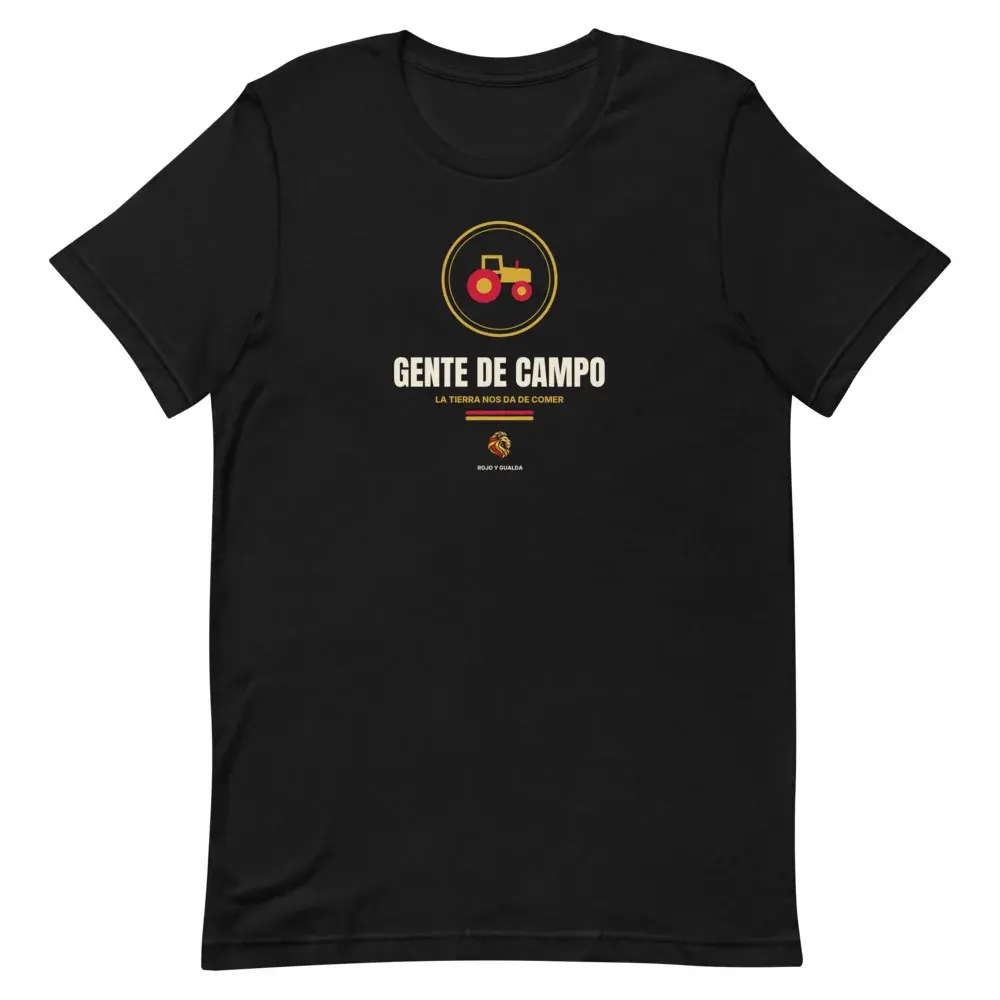 Gente de Campo — Camiseta — Black — Front