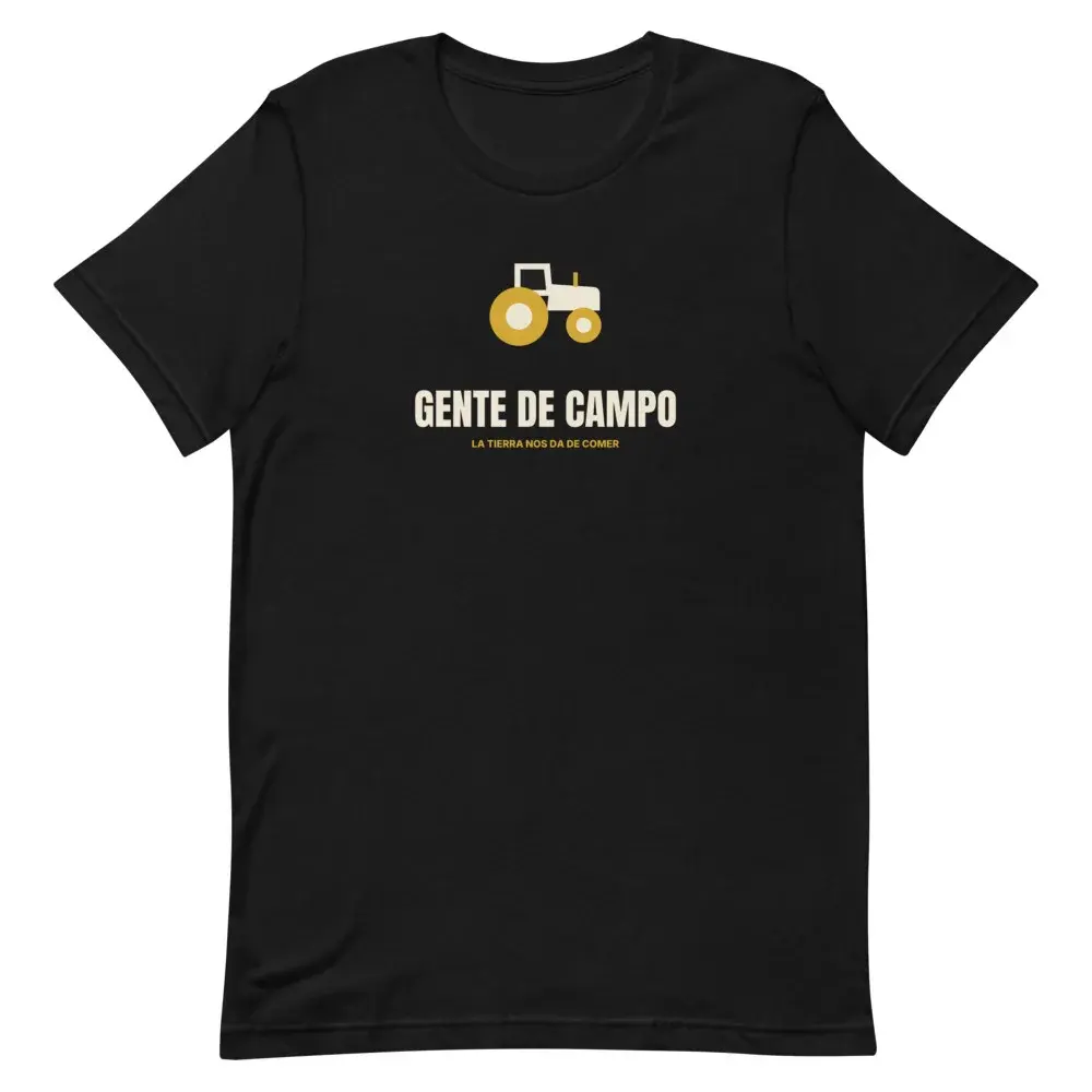 Gente de Campo Minimal — Camiseta — Black — Front