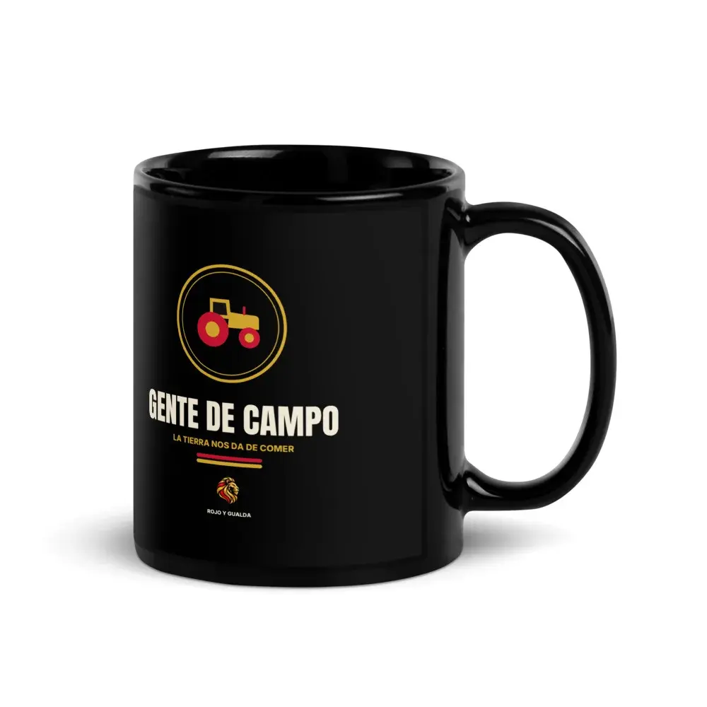 Gente de Campo — Taza — Black — Handle on Right