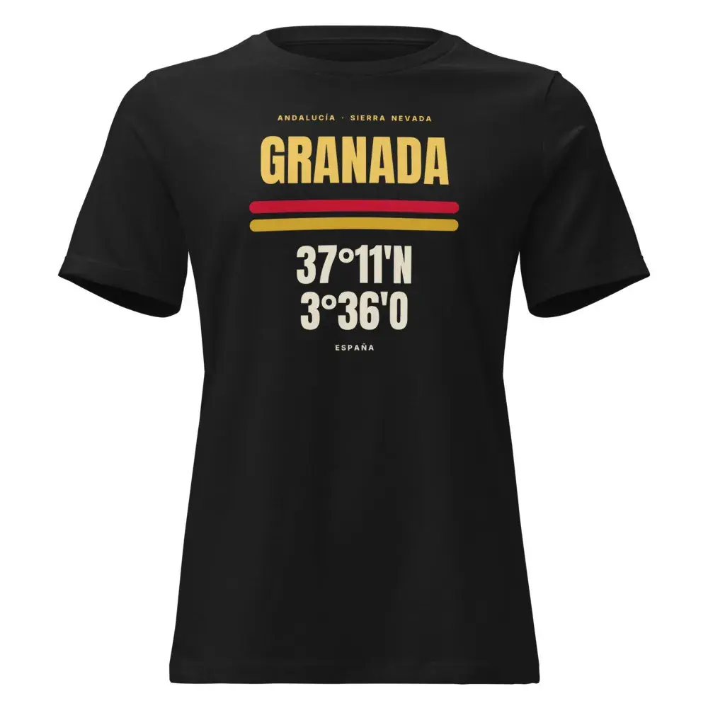 Granada · Cartel — Camiseta de mujer — Black