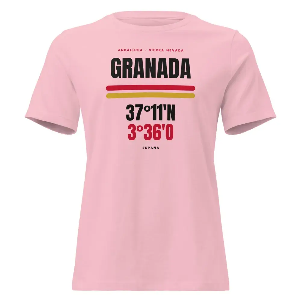 Granada · Cartel (claro) — Camiseta de mujer