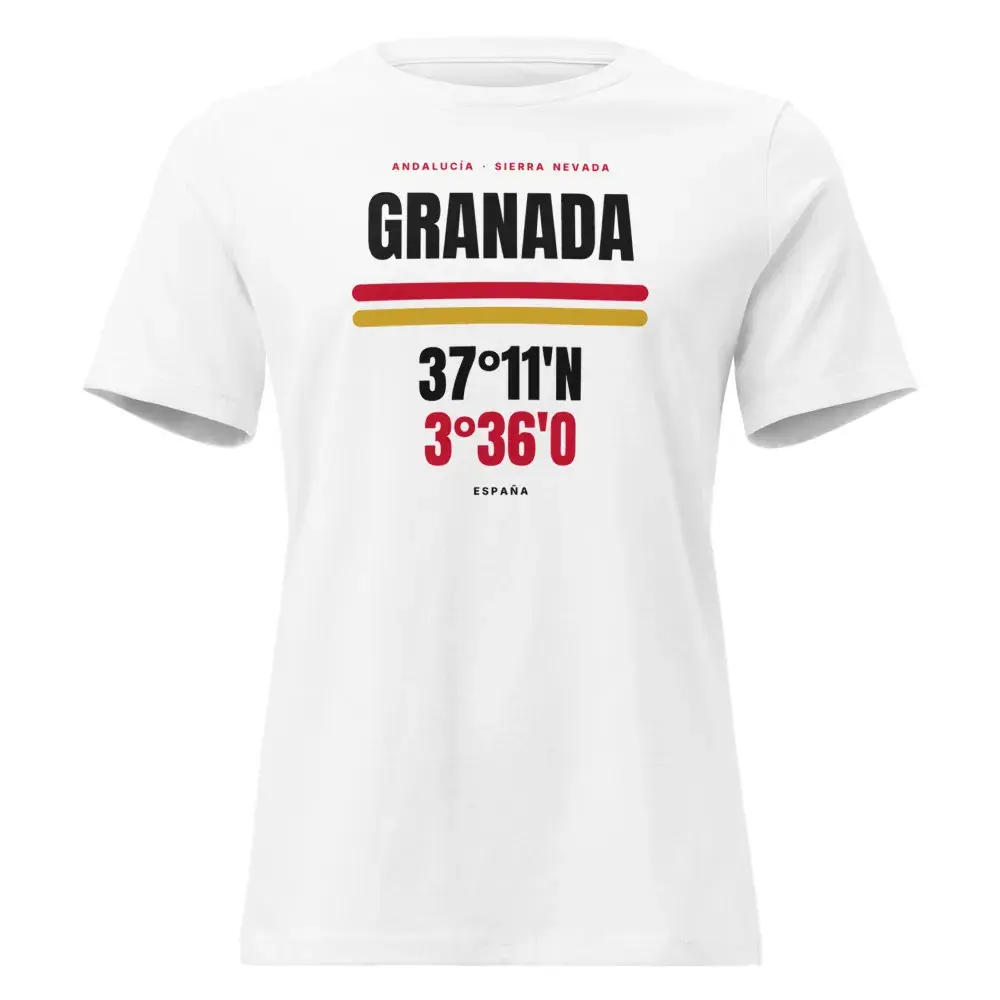 Granada · Cartel (claro) — Camiseta de mujer — White