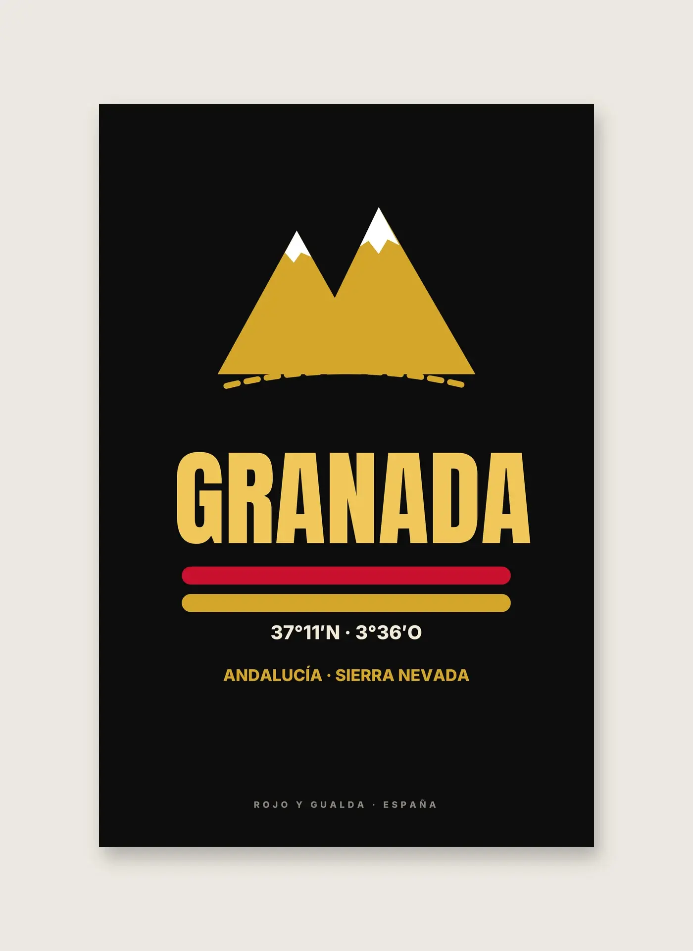 Granada — Lámina enmarcada — detalle