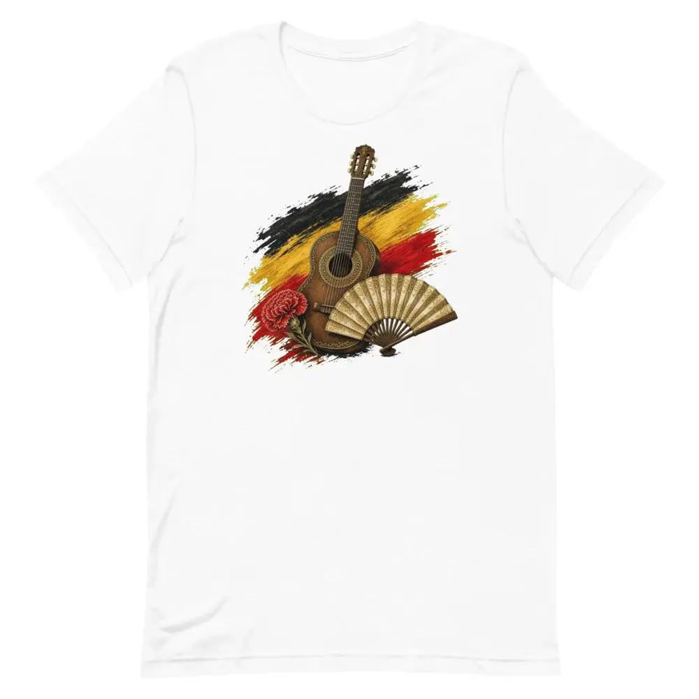 Guitarra Flamenca · Arte — Camiseta — White — Front