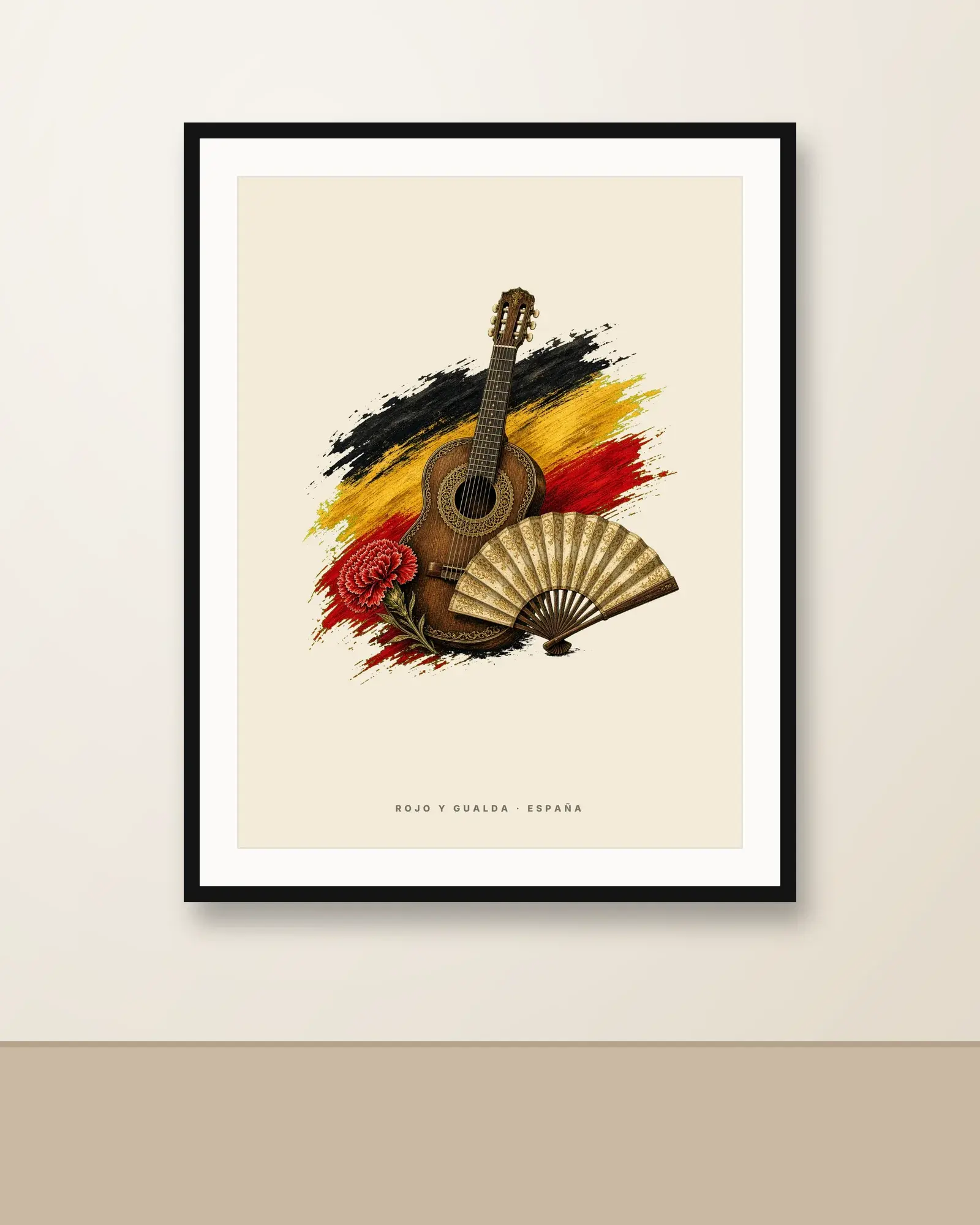Guitarra Flamenca · Arte — Póster
