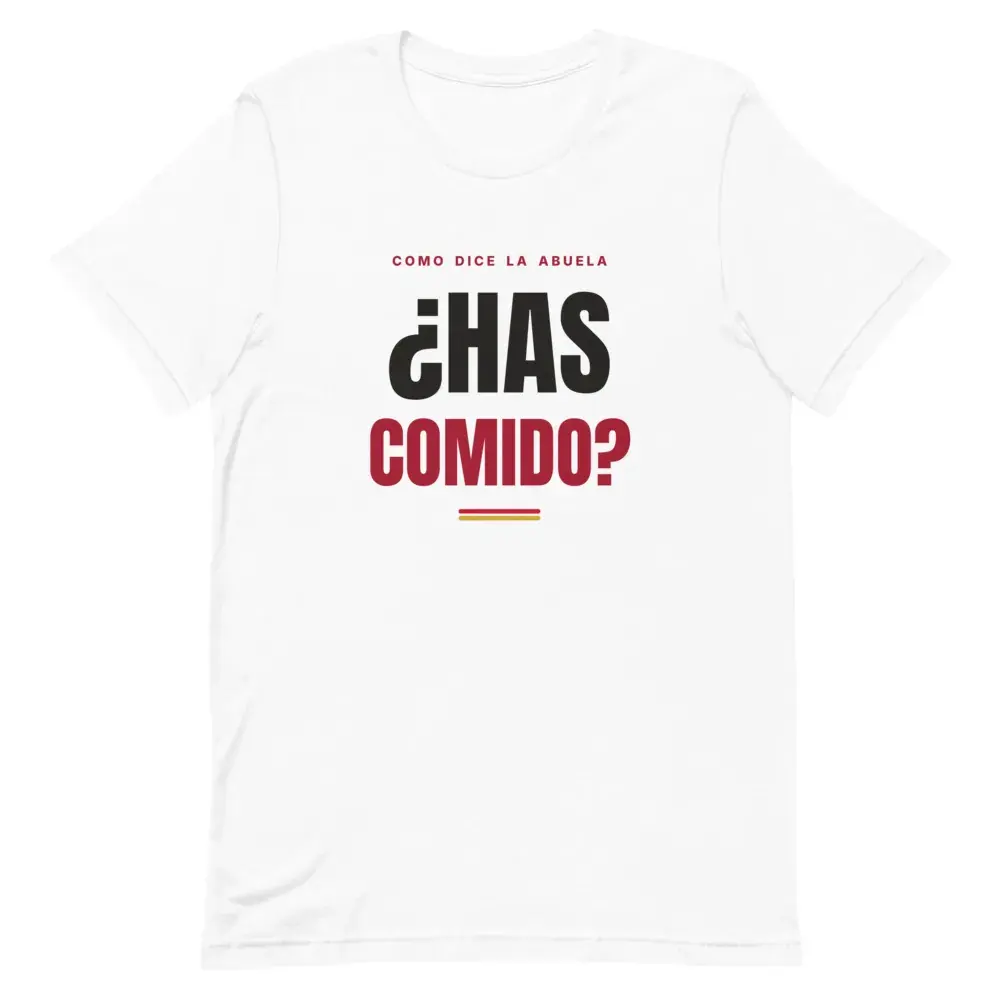 «¿Has comido?» — Camiseta — White — Front