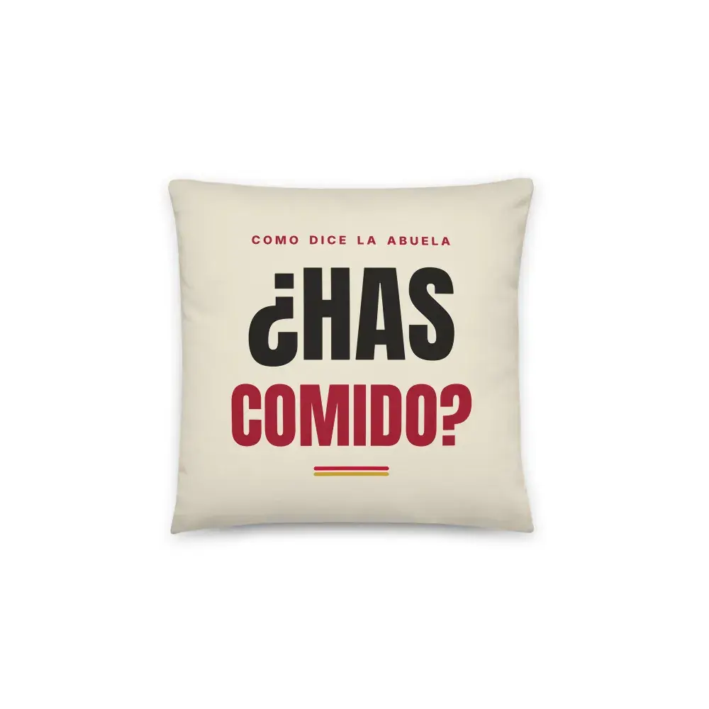 «¿Has comido?» — Cojín