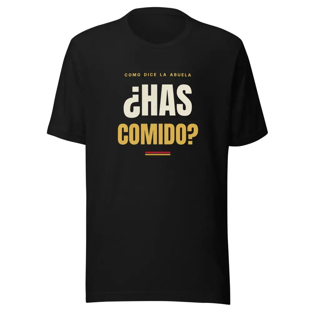 «¿Has comido?» · Noche — Camiseta — Black