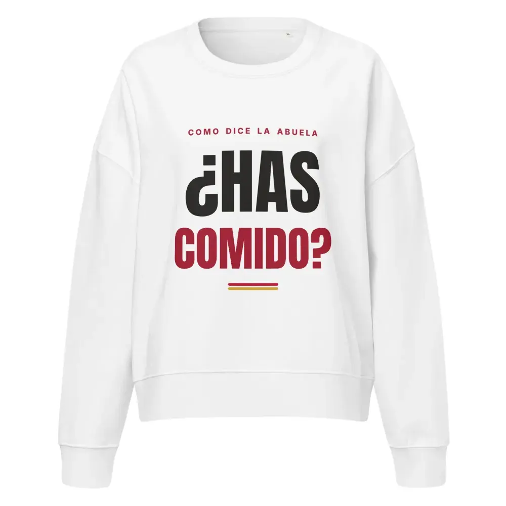 «¿Has comido?» — Sudadera de mujer — White