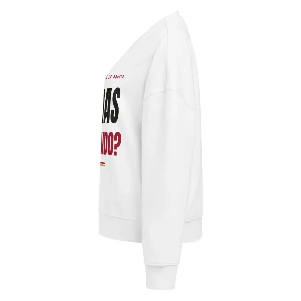 «¿Has comido?» — Sudadera de mujer — White — Left