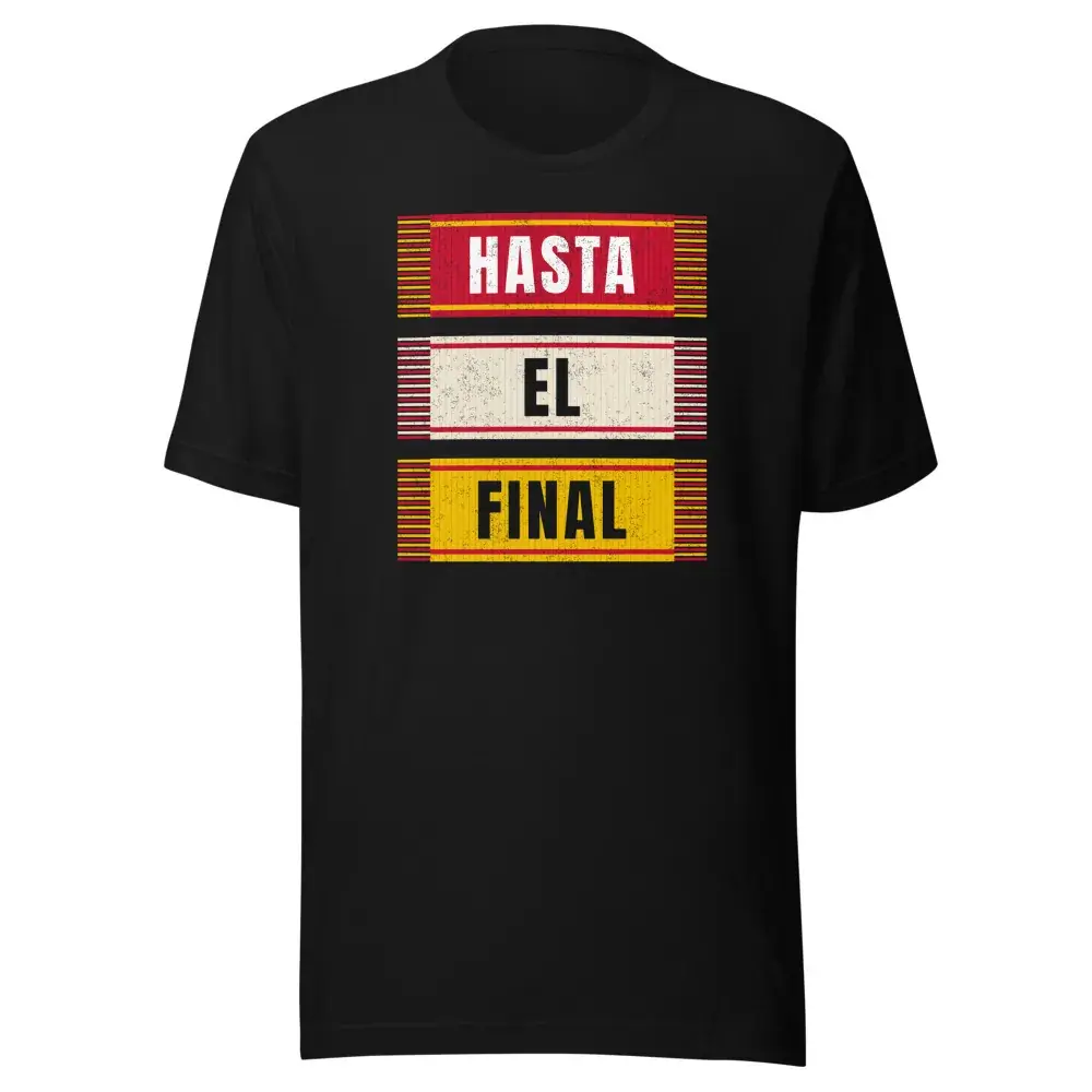 Hasta el Final — Camiseta — Black