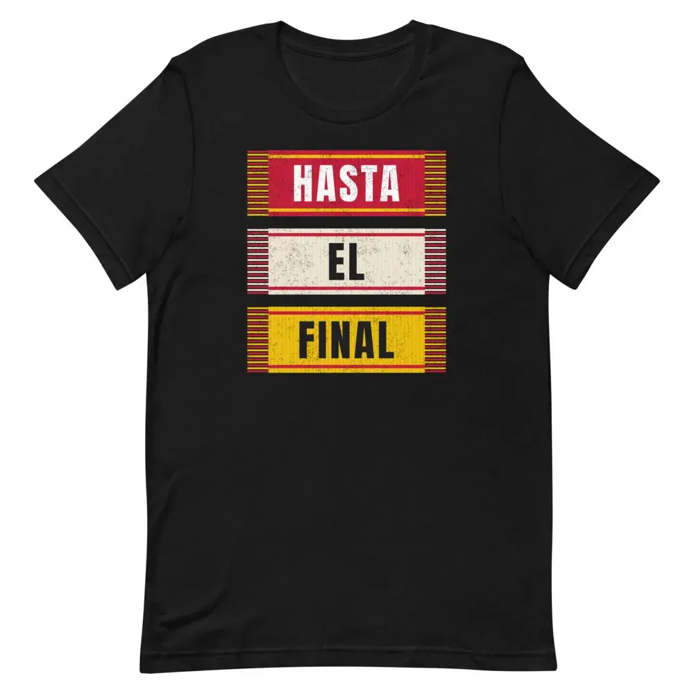 Hasta el Final — Camiseta — Black — Front