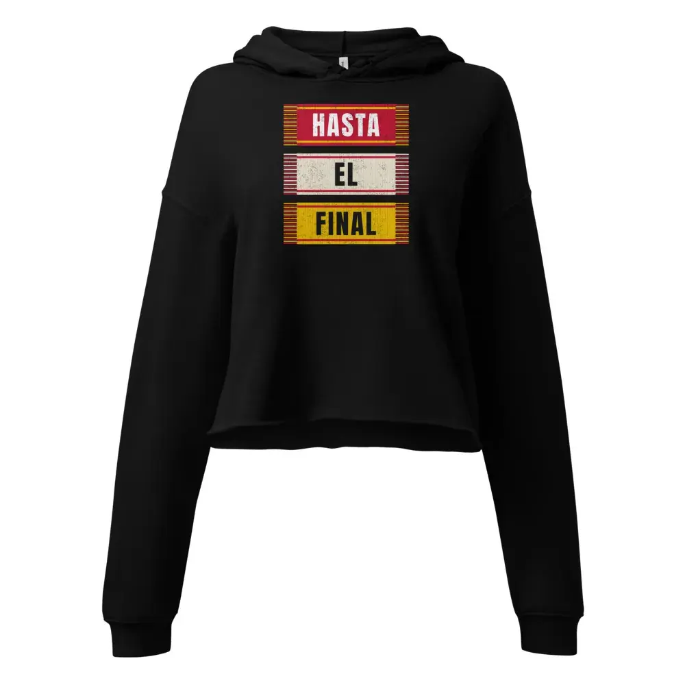 Hasta el Final — Sudadera corta de mujer