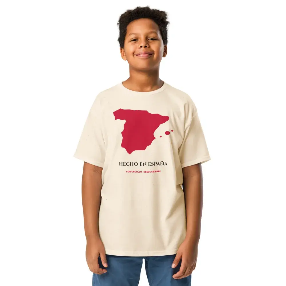 Hecho en España — Camiseta infantil — Natural