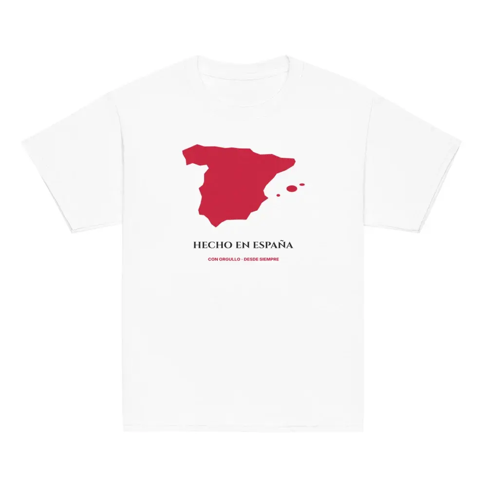 Hecho en España — Camiseta infantil — White — Front