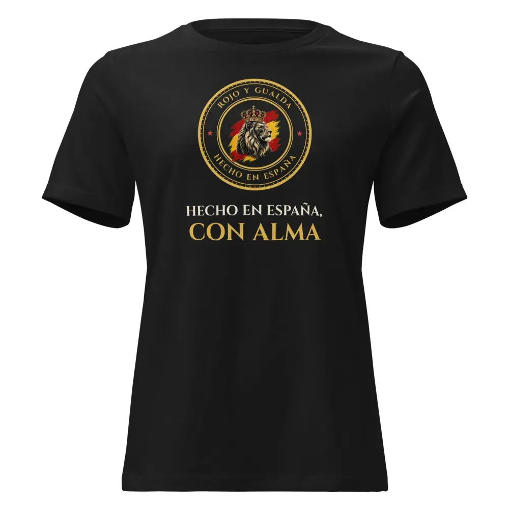 «Hecho en España, con alma» · Noche — Camiseta de mujer — Black