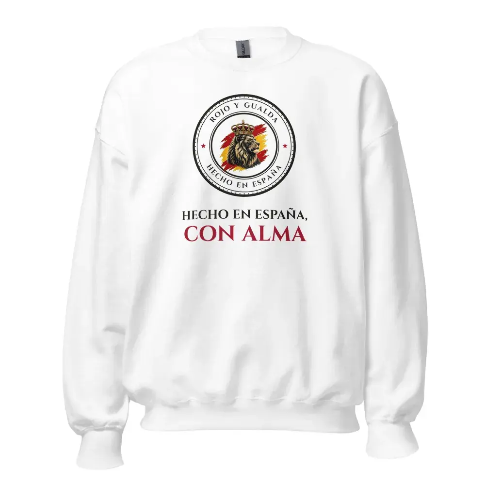 «Hecho en España, con alma» — Sudadera — White