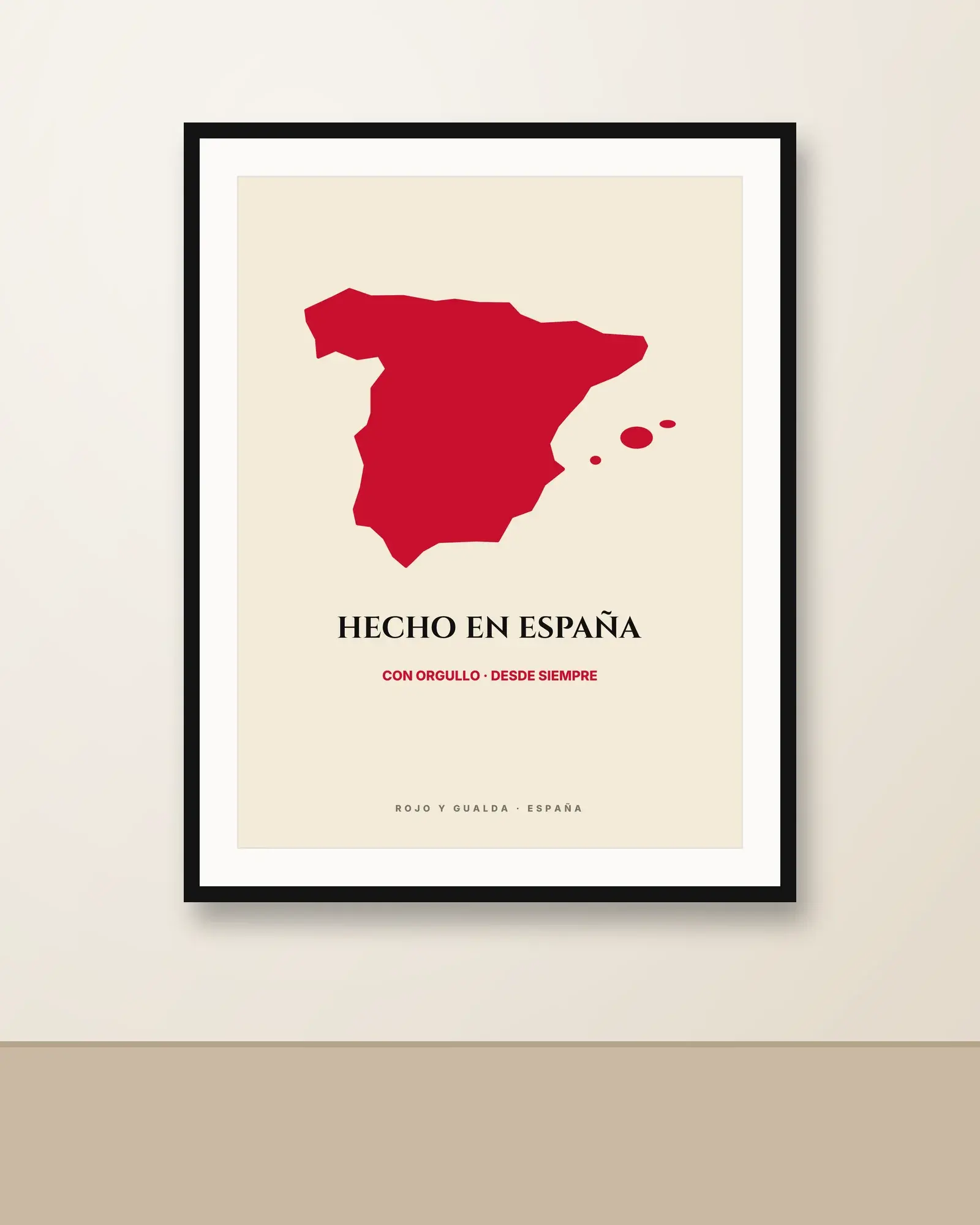 Hecho en España — Póster — en la pared