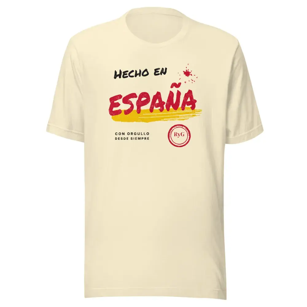 Hecho en España · Rotulado — Camiseta