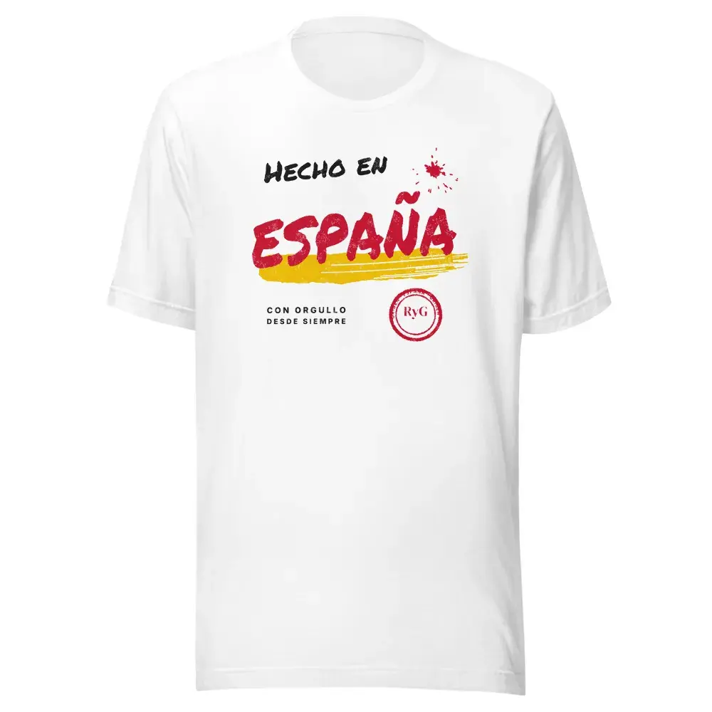 Hecho en España · Rotulado — Camiseta — White
