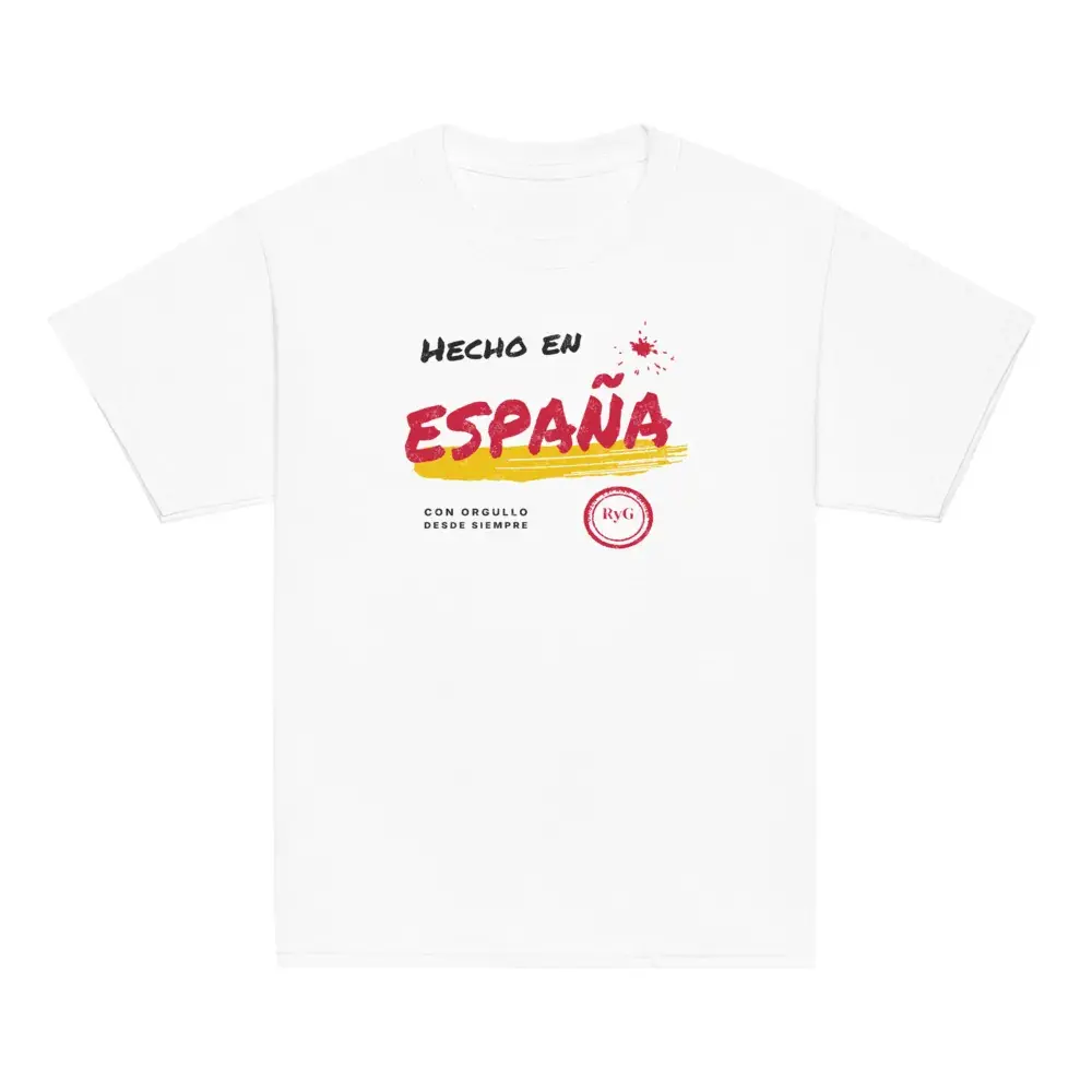 Hecho en España · Rotulado — Camiseta infantil — White — Front