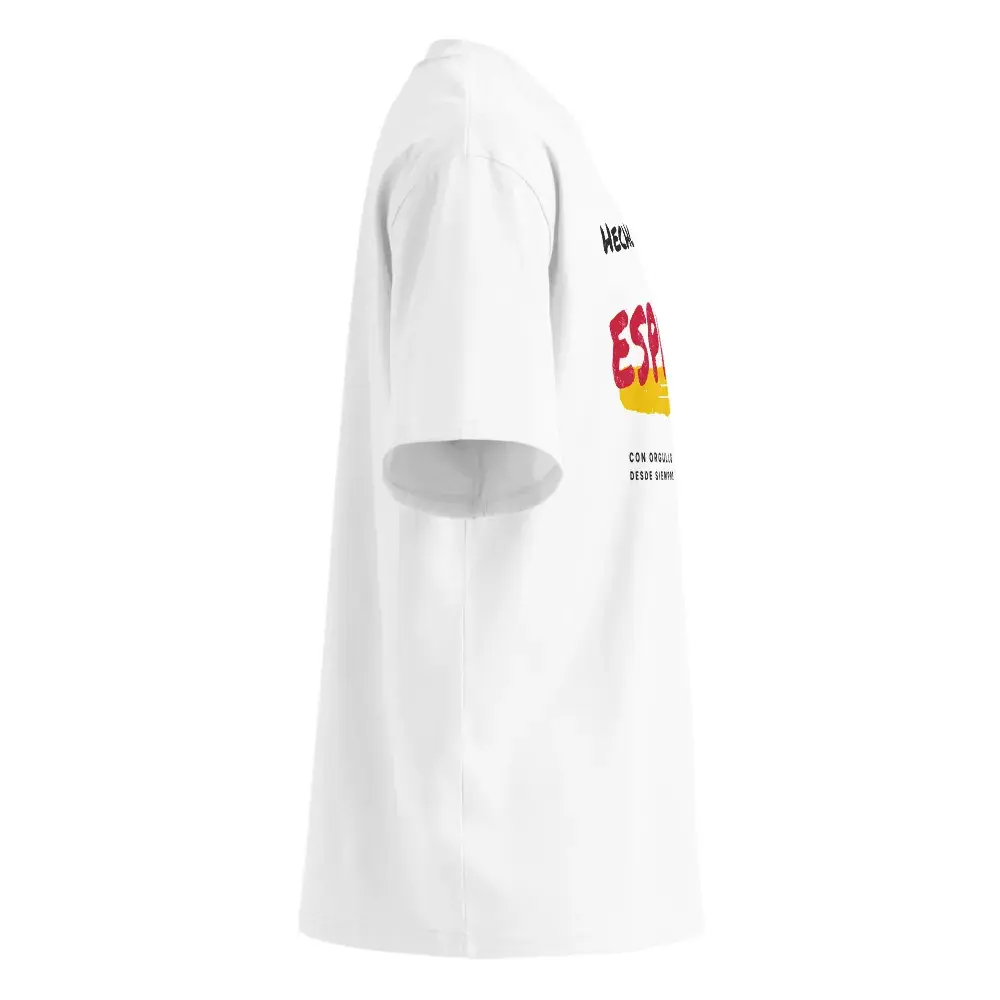 Hecho en España · Rotulado — Camiseta oversize — White — Right