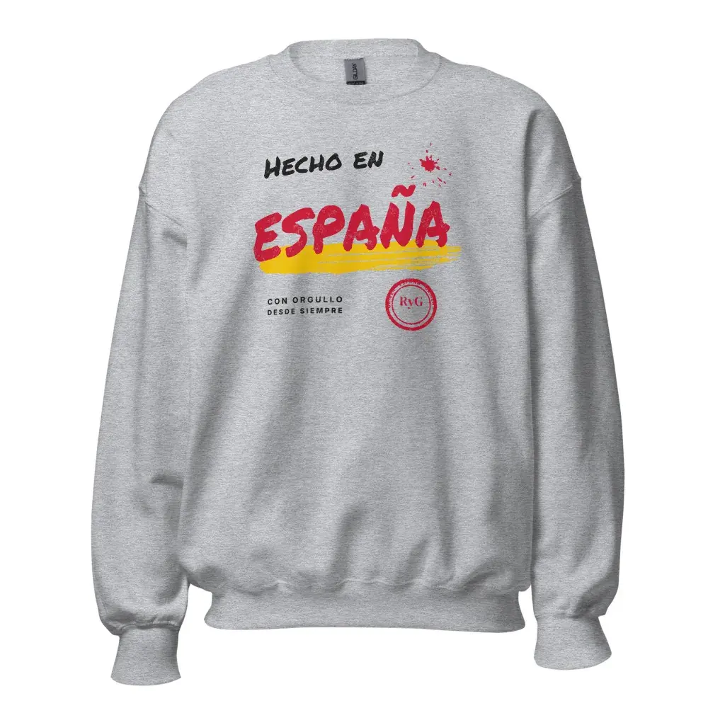Hecho en España · Rotulado — Sudadera