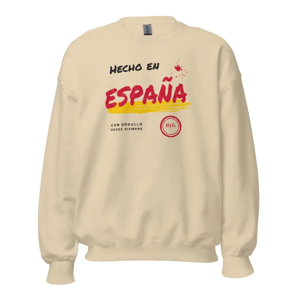 Hecho en España · Rotulado — Sudadera