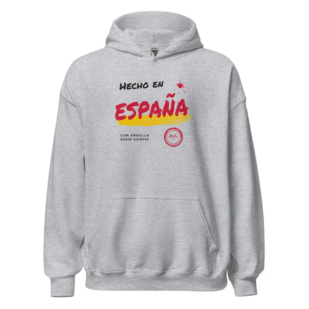 Hecho en España · Rotulado — Sudadera con capucha