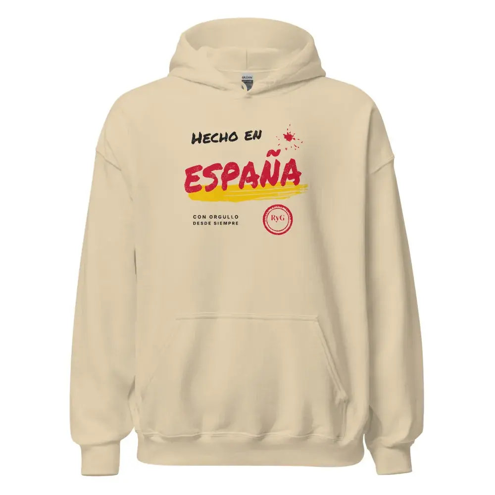 Hecho en España · Rotulado — Sudadera con capucha