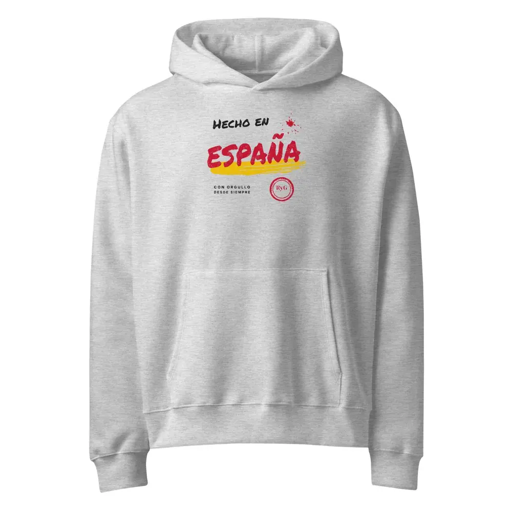 Hecho en España · Rotulado — Sudadera oversize con capucha