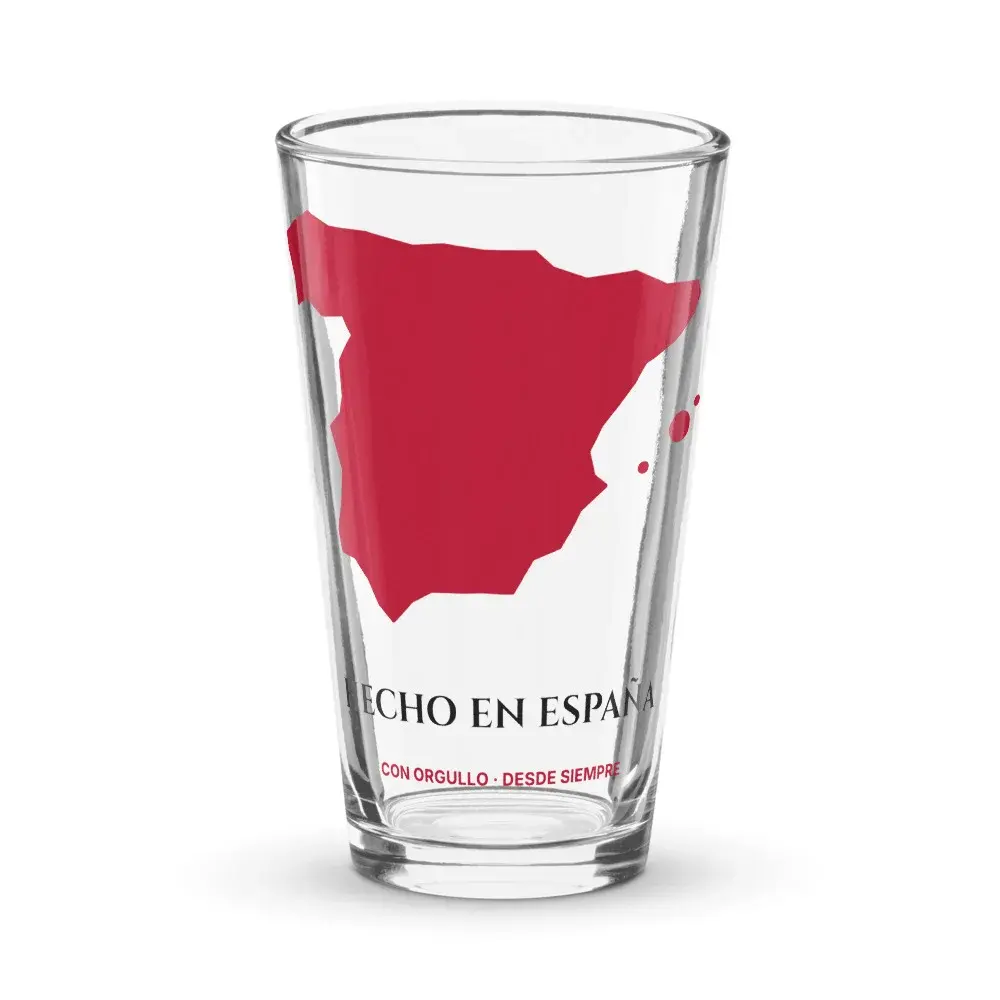 Hecho en España — Vaso de cristal