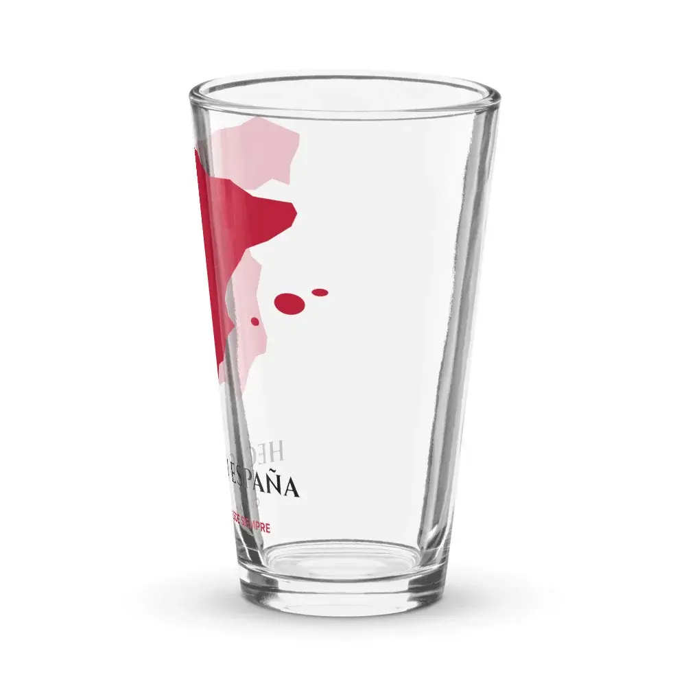 Hecho en España — Vaso de cristal — Left