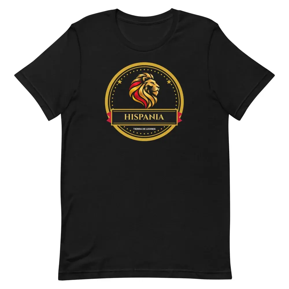 Hispania — Camiseta — Black — Front