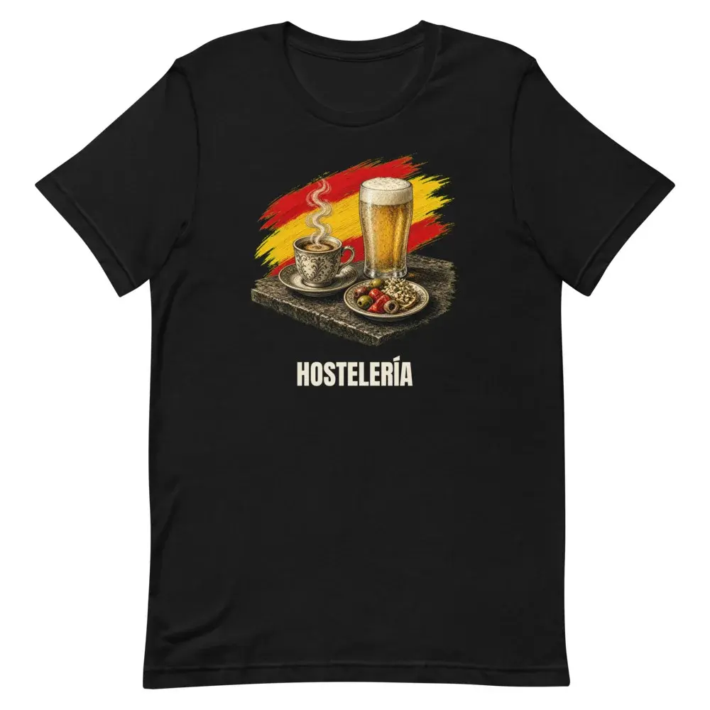 Hostelería · Arte — Camiseta — Black — Front