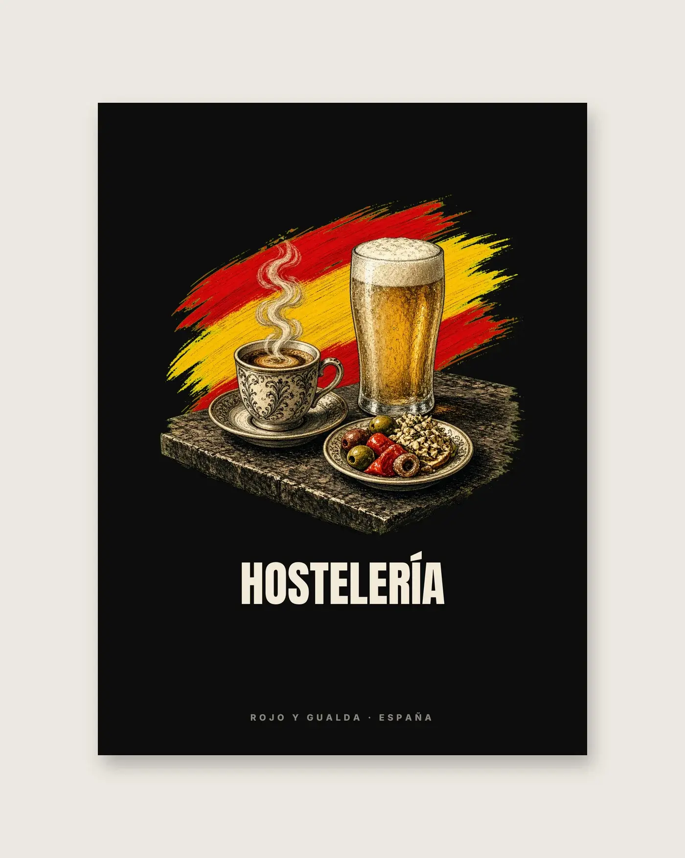 Hostelería · Arte — Póster — detalle