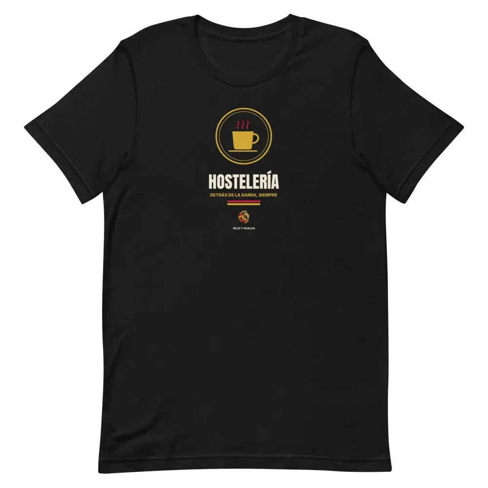 Hostelería — Camiseta — Black — Front