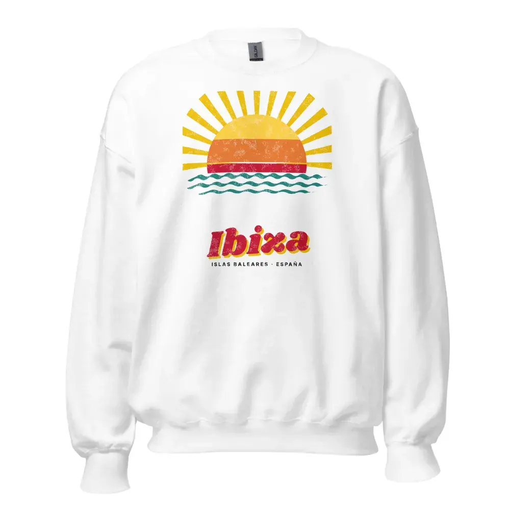 Ibiza · Postal — Sudadera — White