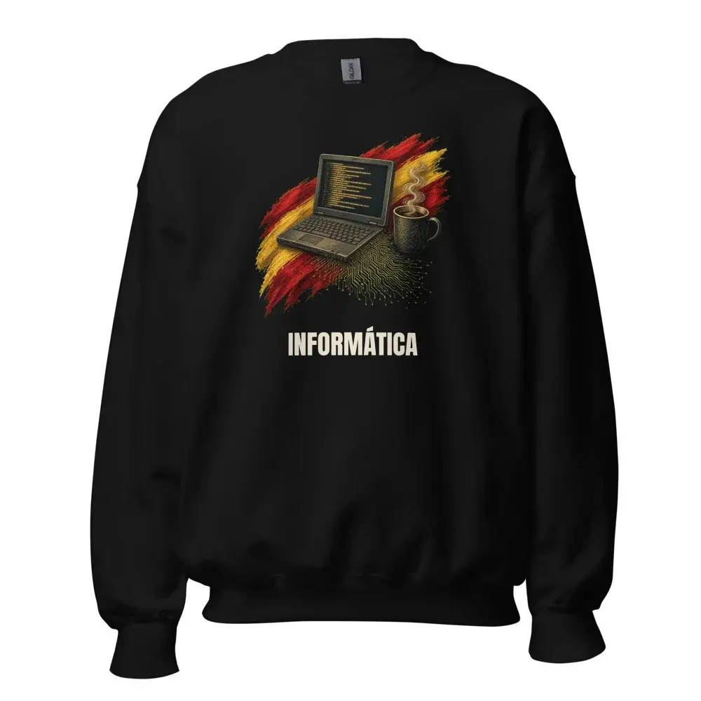 Informática · Arte — Sudadera — Black
