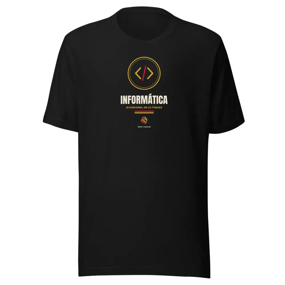 Informática — Camiseta — Black
