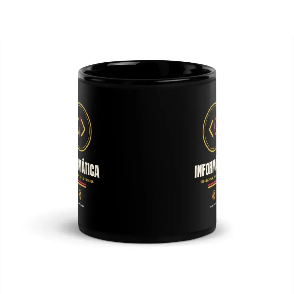 Informática — Taza — Black — Front
