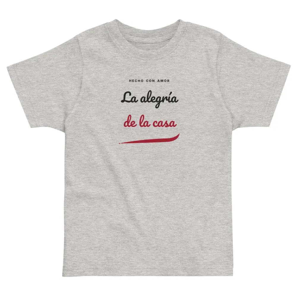 «La alegría de la casa» — Camiseta de peque