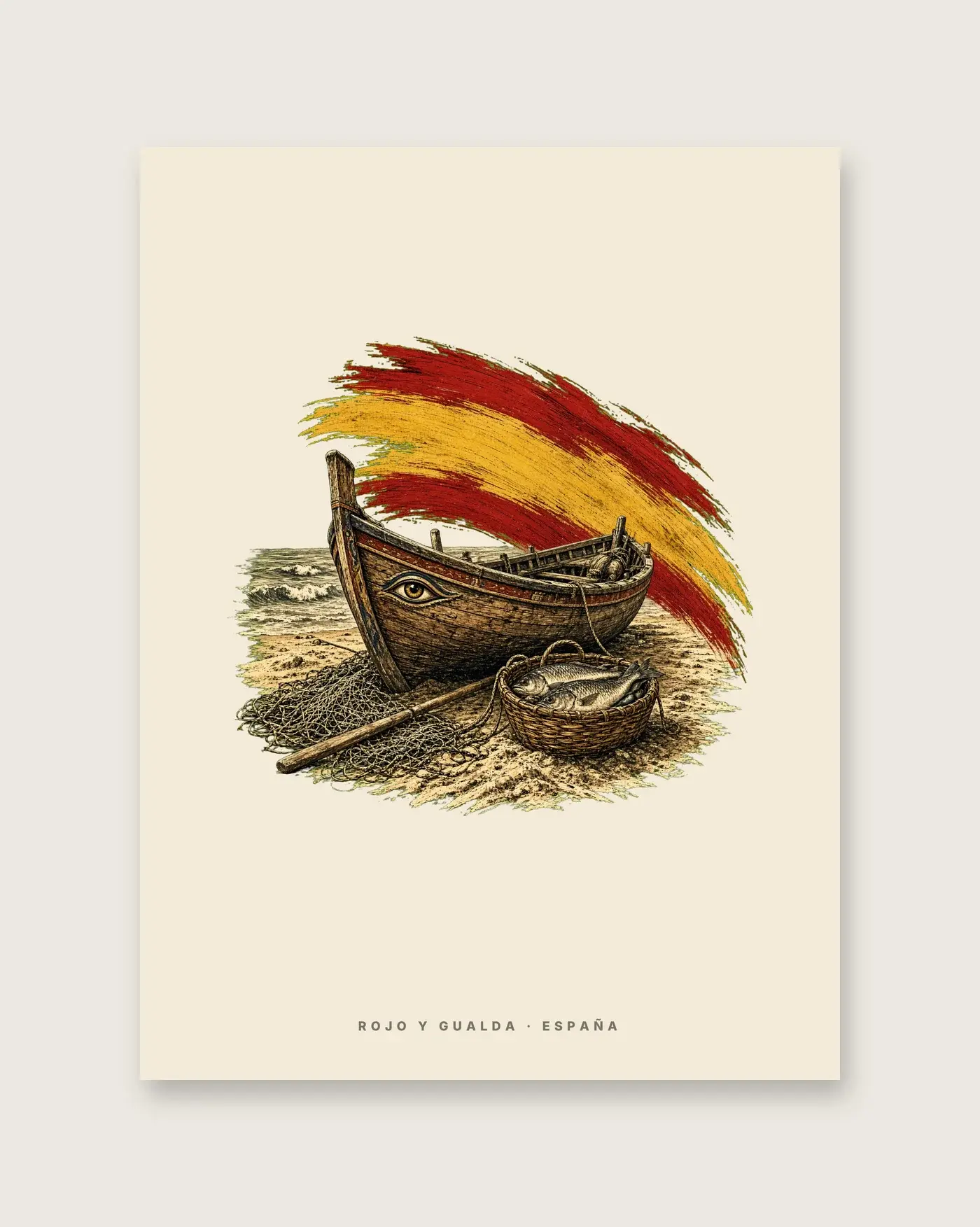 La Barca · Arte — Póster — detalle